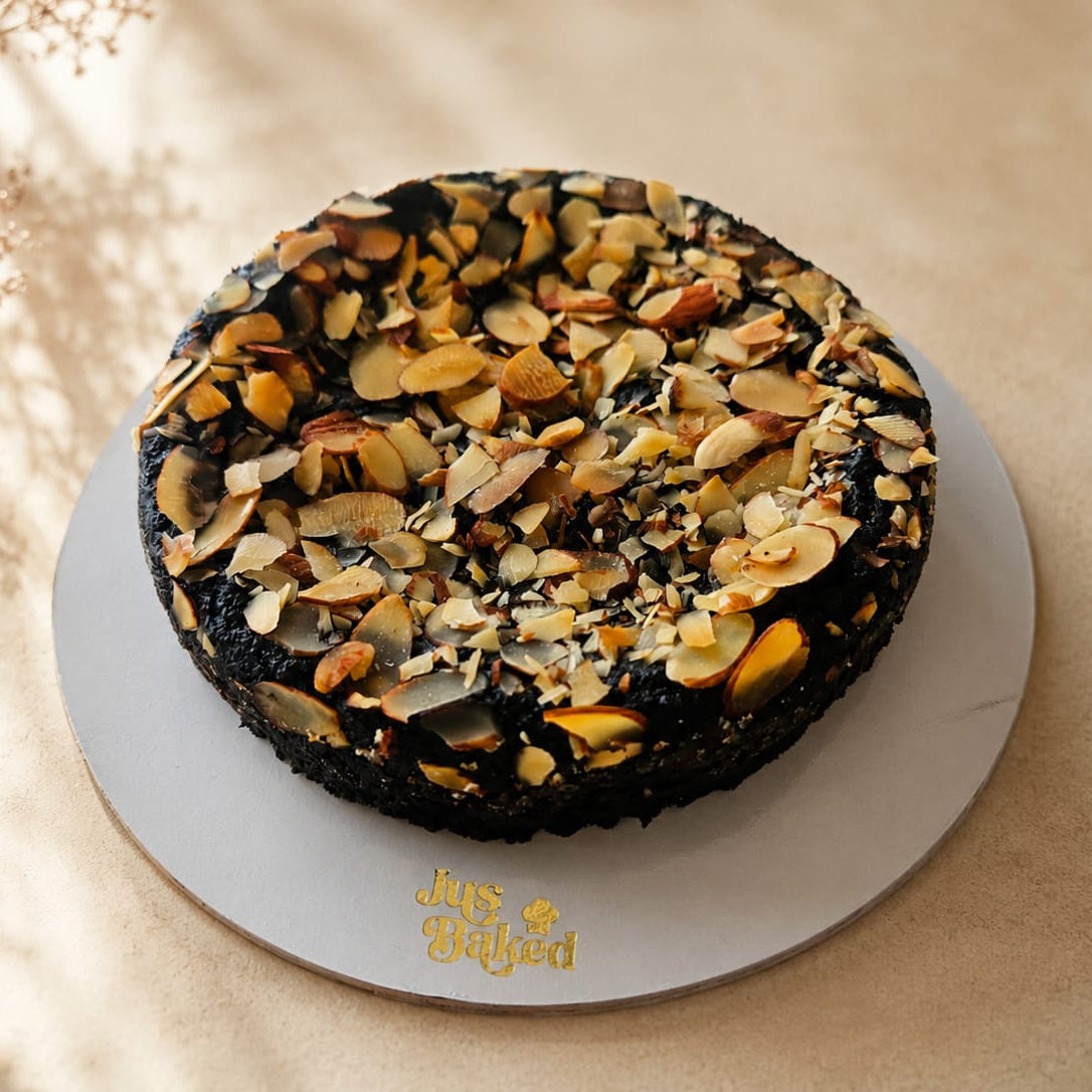 Gluten-Free Chocolate Almond Cake (Date Sweetened)