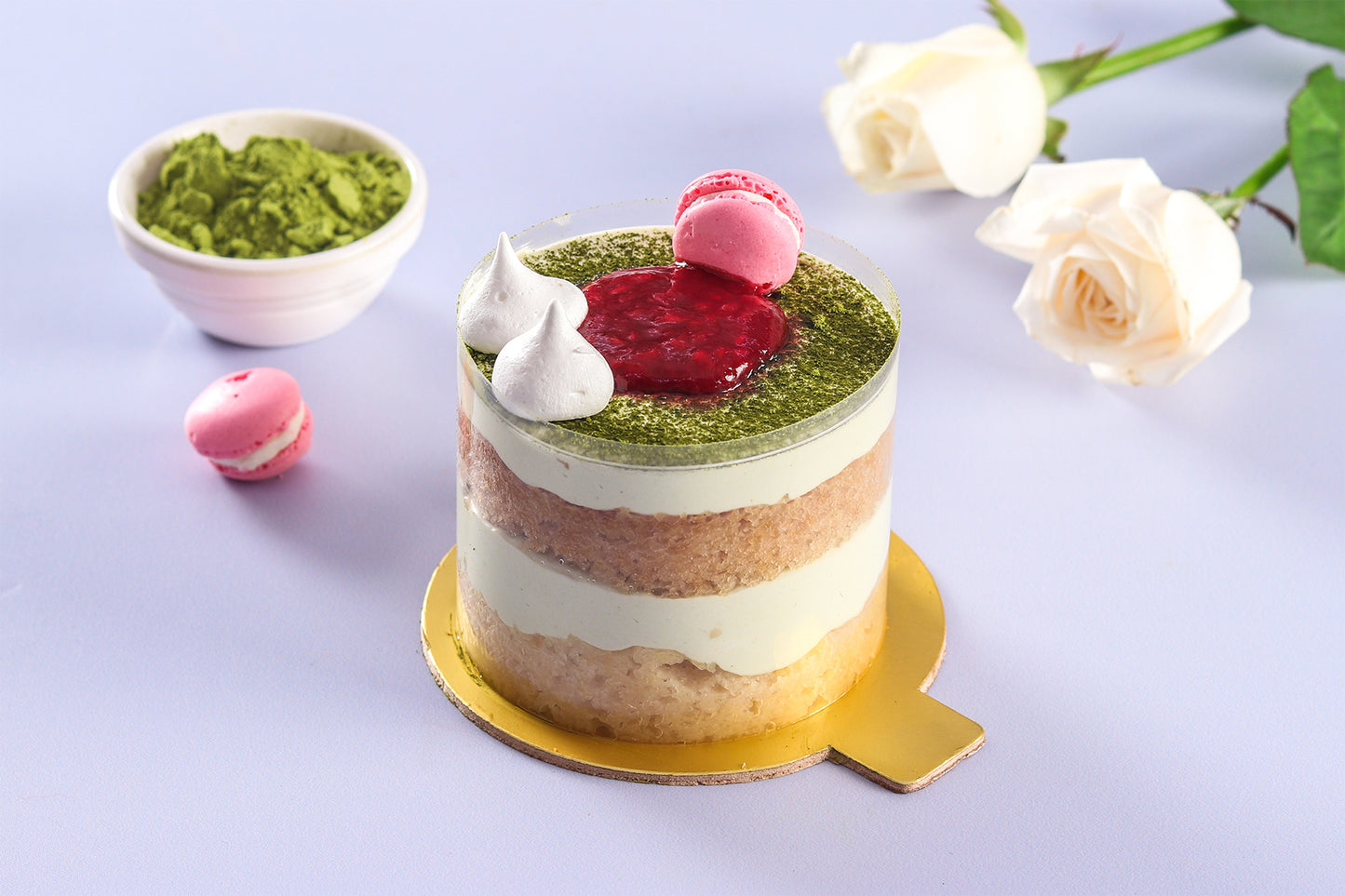 Berry Matcha Mini Dessert