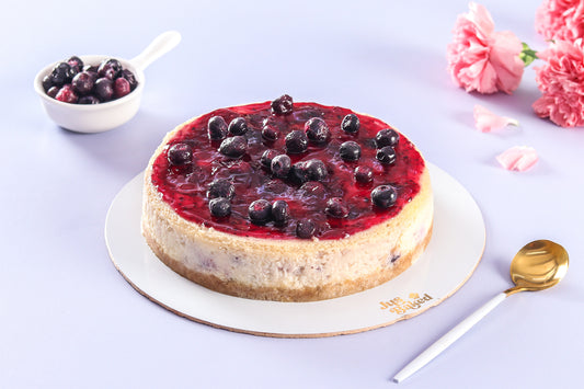 Blueberry Baked Cheesecake