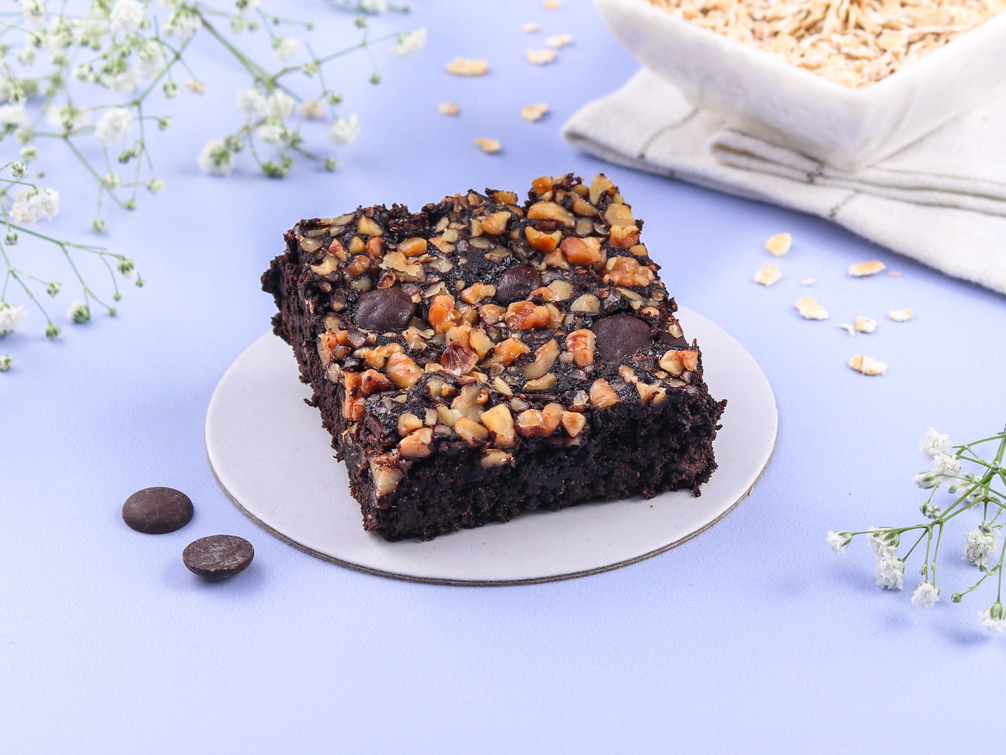 Oats Jaggery Brownie